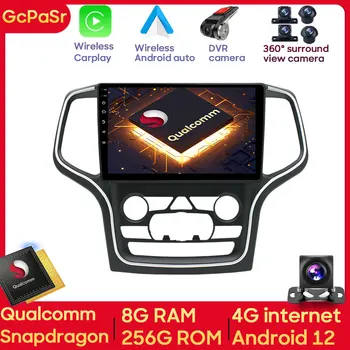 Стереоплеер Qualcomm Snapdragon Android Для Jeep Grand Cherokee WK2 2014 Автомобильный Радиоприемник Авторадио Навигационный Монитор Экран Телевизора GPS