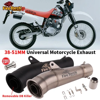 Универсальный 51 мм Мотоцикл Выхлопная Труба Escape Moto GP Мотоцикл Глушитель DB Killer Глушитель Для PCX 125 R15 R6 ATV MT-03 Z900