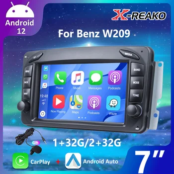 X-REAKO 2 + 64G Автомобильный Мультимедийный Плеер Carply link Для Mercedes Benz W209 C200 W463 Sprinter CLK W203 GPS Навигация WIFI Bluetooth