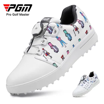 PGM новая детская обувь для гольфа, обувь для мальчиков и девочек-подростков, износостойкая водонепроницаемая печать.