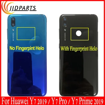 Новинка для Huawei Y7 2019 Y7 Pro 2019 Y7 Prime 2019 Задняя Крышка Батарейного отсека Задний Корпус Y7 2019 Чехол Y7 Pro 2019 Крышка Батарейного отсека