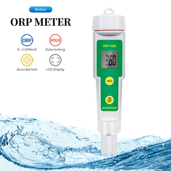 Измеритель ОВП типа ручки ORP169E Тестер потенциала восстановления окисления Ручка для обнаружения отрицательного потенциала Тестер качества воды Инструмент для тестирования