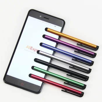Универсальный емкостный стилус 7.0 металлическая сенсорная ручка для iPhone samsung galaxy iPad mini Планшетный ПК мобильный телефон мобильный телефон 500 шт. /лот