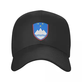 Классическая бейсбольная кепка с гербом Словении и Звездными Ночами, Флаг Словении для взрослых, Регулируемая Шляпа для папы, Мужчины, Женщины, Уличная одежда