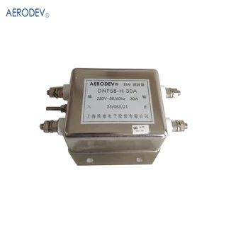 Фильтр источника питания Aerodev DNF58-H-30A Однофазный 30A электромагнитный фильтр 250 В 50-60 Гц для источника питания ИБП и т.д.