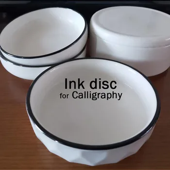 Чернильный диск, китайский чернильный камень из керамики, Необходимые принадлежности для обучения студентов каллиграфии