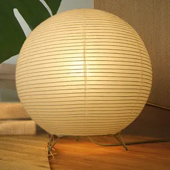 Фонарь из рисовой бумаги в японском стиле, светодиодная настольная лампа, прикроватная лампа, ночник для гостиной, спальни, офиса, дома, креативный декор
