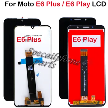 Для Motorola Moto E6 Plus ЖК-дисплей + Для Moto E6 Play Сенсорный экран Дигитайзер В сборе 100% тест для moto E6 play E6 plus LCD