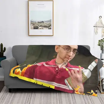 Снимки Забавное одеяло Гибби Флисовое Летнее Ravi Meme Y2k Дышащее Супер Мягкое одеяло для домашнего офиса Плюшевое тонкое одеяло