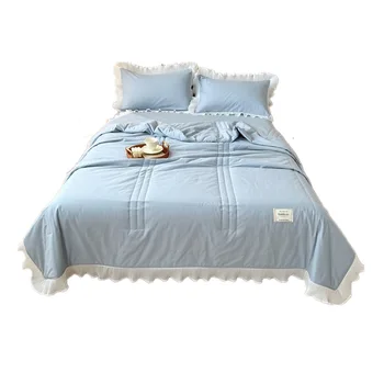 Тонкое одеяло в стиле летней принцессы с кондиционером, простыня, наволочка, Одеяло для дивана, Одеяло с двойным охлаждением, Дорожное одеяло, покрывало для кровати