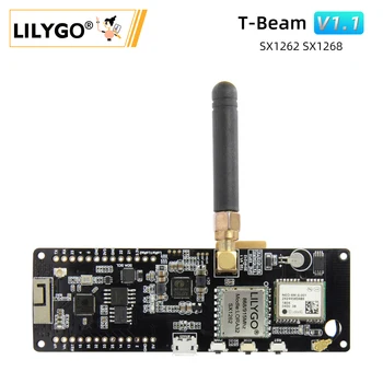 LILYGO® TTGO T-Beam V1.1 ESP32 LoRa SX1268 433 МГц SX1262 868 МГц 915 МГц Плата разработки WIFI Bluetooth GNSS Модуль NEO-6M GPS