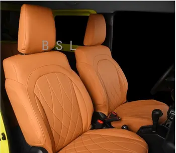 Защитные чехлы для автомобильных сидений Suzuki Jimny JB64 JB74, Кожаные Аксессуары для стайлинга салона Автомобиля, Индивидуальные 2019-2021 гг.