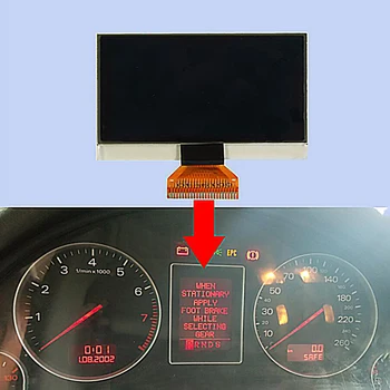 Новейший ЖК-дисплей для Audi * A4 B6 B7, комбинация приборов, Экран Спидометра с коротким ленточным разъемом, ремонт пикселей экрана