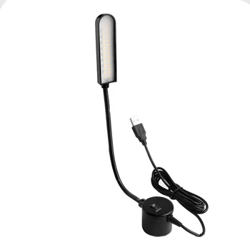 Портативные Ноутбуки USB LED Light, USB Ночник Для Чтения Настольная Лампа с Магнитным Монтажным Основанием для Ноутбука Power Bank Noteboo