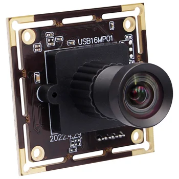 ELP 16-Мегапиксельная USB-камера CMOS IMX298 Сенсор Без искажений Мини-Промышленный Модуль Веб-камеры HD UVC С полем обзора 63-118 градусов Опционально