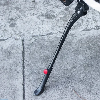 Велосипедная подставка для ног Регулируемая алюминиевая Складывающаяся сбоку Велосипедная боковая подставка Парковочная штанга Горный дорожный велосипед