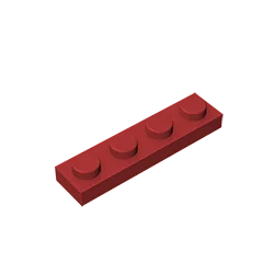 Строительные блоки, совместимые с LEGO 3710 Пластина 1 x 4 Технические аксессуары MOC, детали, набор для сборки кирпичей своими руками