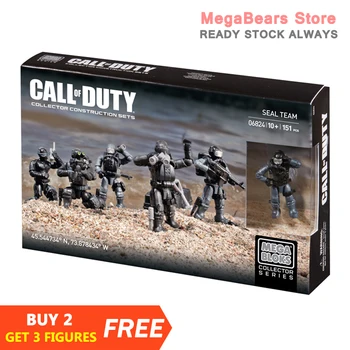 Конструкторы Mega Bloks Construx Call of Duty 06824 Seal Team Building, конструкторы-игрушки