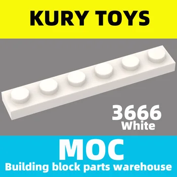 Kury Toys DIY MOC Для 3666 деталей строительного блока Для плиты 1 x 6 Для Плиты