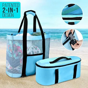 Уличная пляжная сумка-тоут для кемпинга, бассейн со съемной сумкой-холодильником, сумки для девочек, органайзер для упаковки #PY