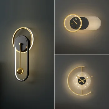 современные светодиодные наборы для гостиной декоративные предметы для дома водонепроницаемое освещение для ванной комнаты настенный светодиодный светильник для спальни