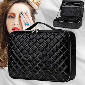 Сумка-перегородка для звонка Специальная косметичка большой емкости для визажиста с косметикой Портативная сумка для хранения Makeup Toolbox