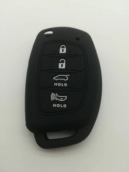 чехол для ключей для HYUNDAI силикагелевый держатель для ключей для автомобиля SANTA FE ELANTRA SONATA TUCSON АВТОМОБИЛЬНЫЕ АКСЕССУАРЫ для HYUNDAI