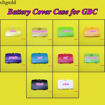 cltgxdd 10 цветов, дополнительные чехлы для батареек, замена чехла для Gameboy, цвет корпуса GBC, задняя дверь