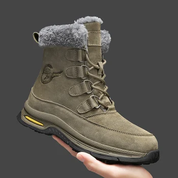 Мужская обувь, тактические ботинки, Армейские ботинки, Военная обувь из натуральной кожи для пустыни, обувь для скалолазания, походная обувь, мужские уличные ботинки по щиколотку