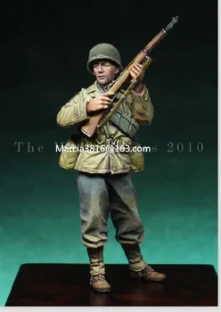 Предупреждение американских солдат Второй мировой войны в масштабе 1/35, миниатюры, набор моделей из смолы, фигурка, Бесплатная доставка