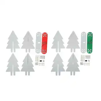 Комплект для сборки Елки Своими руками Электронный Комплект для Рождественской Елки с Питанием от USB Простое управление для студентов для практики пайки