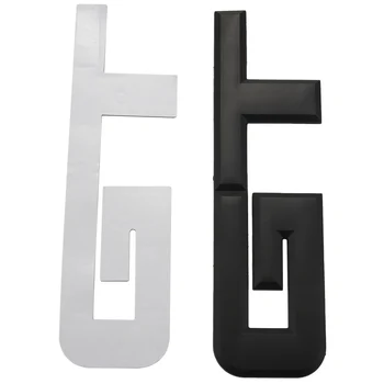 автомобильная наклейка с логотипом 3d Gt, модная наклейка для декора автомобиля для Focus 1 2 3 7 Mondeo Black