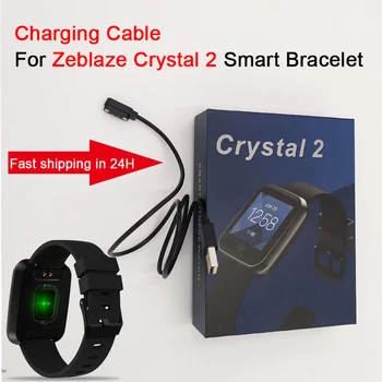 Магнитный кабель для зарядки смарт-часов Zeblaze Crystal 2, умный браслет с разъемом для подключения 2-контактного кабеля USB, Аксессуар
