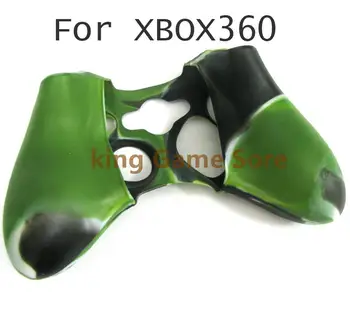 10ШТ Камуфляжный защитный чехол из силиконовой резины для игровых контроллеров XBOX 360, чехол для беспроводного контроллера