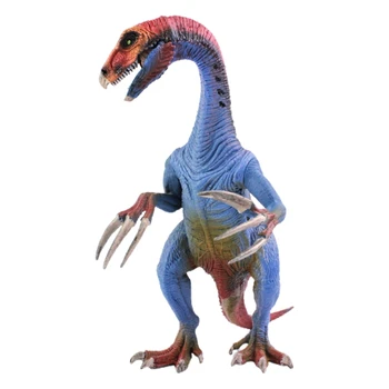 Игрушка Динозавр, пластиковая фигурка Серповидного Дракона, Съемная Нижняя челюсть, Игрушка-сюрприз, украшение для дома, фигурка животного для мальчиков