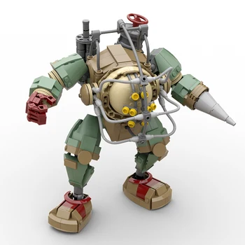 Стрелялка BioShock Big Daddy Little Sisters Protectors Фигурка робота Строительный блок Модель меха Кирпичная игрушка Подарки для детей