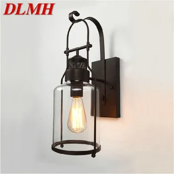 Промышленный настенный светильник DLMH в стиле ретро, классические светодиодные светильники оригинального дизайна, лампа для спальни в лофте в помещении