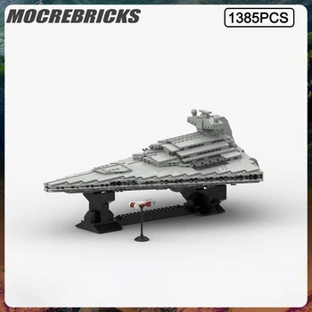 Серия Space Wars Imperial StarDestroyer Высокотехнологичная сборка строительных блоков, модели детских игрушек, Рождественские подарки