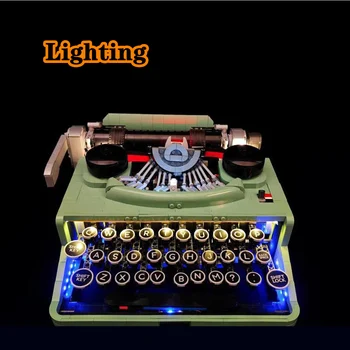 Комплект светодиодного освещения для 21327 строительных блоков пишущей машинки bricks (только подсветка без модели)