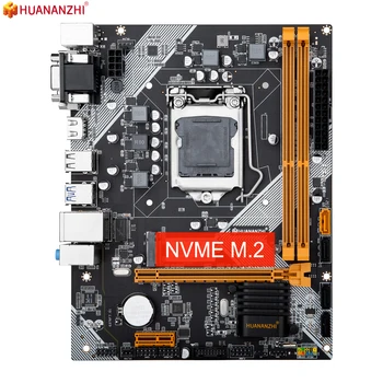 Настольная материнская плата HUANANZHI B75 M.2 NVME LGA1155 для процессора i3 i5 i7 с поддержкой памяти ddr3