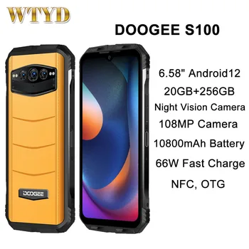DOOGEE S100 Прочный Телефон 108-Мегапиксельная Камера Ночного Видения 20 ГБ + 256 ГБ 6,58 