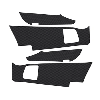 Автомобильная кожаная накладка для защиты дверей, дверная планка, Противоударная накладка, Грязная накладка, чехол для коврика для Toyota Alphard 2022 +