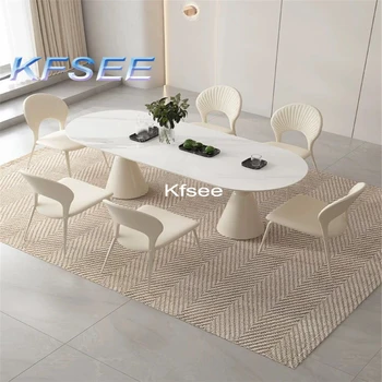 Обеденный стол кремового цвета Kfsee 1 шт. в комплекте Forever длиной 160 см