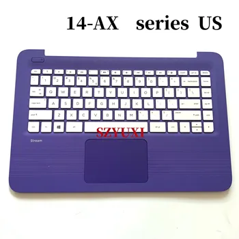100% Новый оригинальный английский для ноутбука HP stream 14-AX Клавиатура Подставка для рук В сборе Сенсорная панель