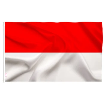 Флаг Индонезии 90 x 150 см, флаг Республики Индонезия, печать на полиэстере может использоваться для внутреннего и наружного оформления NN101