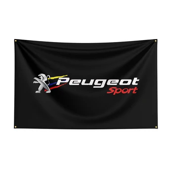 Флаг Peugeots размером 3x5 футов, Баннер для гоночного автомобиля с принтом из полиэстера для декора-ft Flag Decor, баннер для украшения флага, Баннер для флага