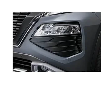 Для Nissan X-Trail Rogue (T33) 2021 2022 Автомобильные Аксессуары Пианино Черный Передний Противотуманный Фонарь Крышка Лампы Отделка Молдинг Рамка Гарнир GJ6