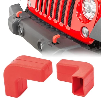 Крышка буксировочного крюка переднего бампера для Jeep Wrangler JK JL Gladiator JT 2007-2023 Аксессуары для защиты крюков
