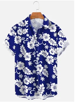 Мужская рубашка с большим воротником, повседневные новинки 2023, тренд на продажу, череп Касабланка, 3D печать, Элвис Генгар, уличная одежда