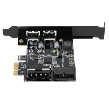 Карта-адаптер STW PCI-E к USB 3.0, 2-портовая карта PCI Express, Mini PCI-E USB 3.0, адаптер для контроллера-концентратора
